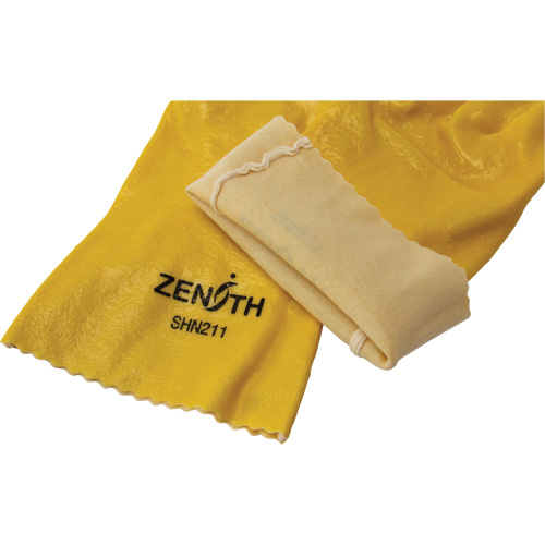 Rough-Finish Chemical-Resistant Gloves, Size 9, 12" L, PVC, Interlock Inner Lining, 47-mil FMT Sales Ltd