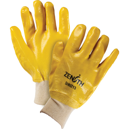 Rough-Finish Chemical-Resistant Gloves, Size 9, 10" L, PVC, Interlock Inner Lining, 47-mil FMT Sales Ltd