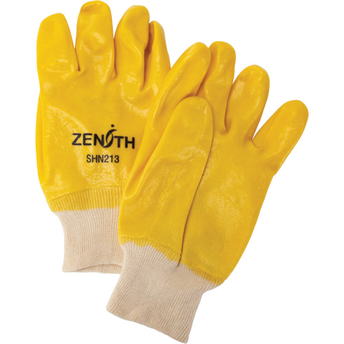 Rough-Finish Chemical-Resistant Gloves, Size 9, 10" L, PVC, Interlock Inner Lining, 47-mil FMT Sales Ltd