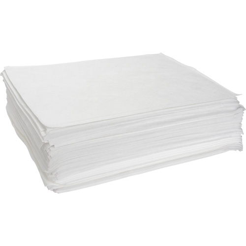 Meltblown Sorbent Pads, Oil Only, 15" x 19", 10 gal. Absorbancy FMT Sales Ltd