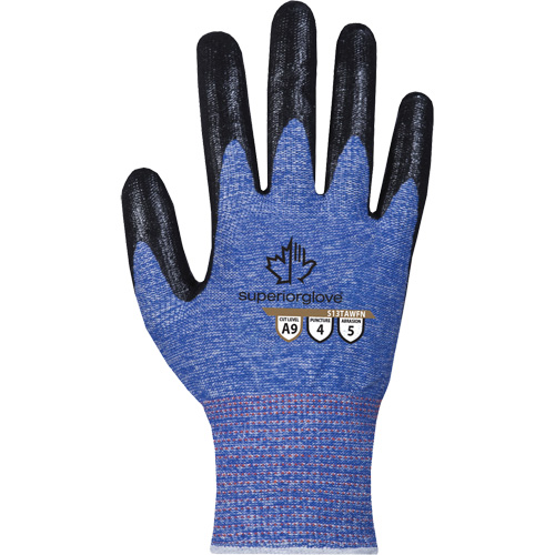 Gant extr&ecirc;mement r&eacute;sistant aux coupures, Taille 7, Calibre 13, Rev&ecirc;tement Mousse de nitrile, Enveloppe en TenActiv, ASTM ANSI niveau A9 FMT Sales Ltd