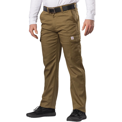 Big Flex Cargo Pants, Poly-Cotton/Spandex, Military Olive Green, Size 46, 30 Inseam FMT Sales Ltd
