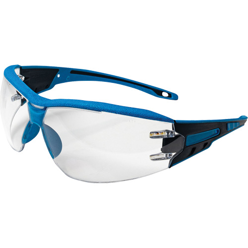 Lunettes de s&eacute;curit&eacute; sans monture Captain d&eacute;tectables par d&eacute;tecteur de m&eacute;taux, Lentille Transparent, Antibu&eacute;e/Anti-&eacute;gratignures, ANSI Z87+/R&eacute;pond ou surpasse la norme CSA Z94.3 FMT Sales Ltd