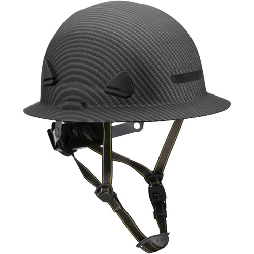 Casque Fibre Metal de style escalade avec bordure compl&egrave;te, R&eacute;pond aux normes CSA type 2, Suspension Rochet, Non ventil&eacute; FMT Sales Ltd