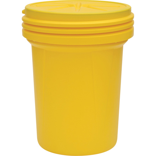 Baril emboîtable de laboratoire en plastique avec couvercle vissable, 30 gal. US, Mobile/Stationnaire FMT Sales Ltd