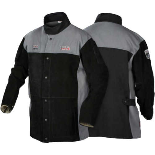 Veste de soudage FR robuste de s&eacute;rie XVI, Cuir, Moyen, Noir FMT Sales Ltd