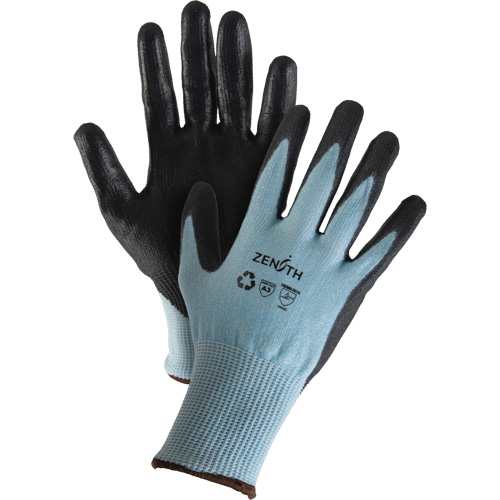 Gants &eacute;lastiques &eacute;cologiques r&eacute;sistants &agrave; la coupe, Taille 8, Calibre 13, Rev&ecirc;tement Polyur&eacute;thane, Enveloppe en PEHP/rPET, ASTM ANSI niveau A3 FMT Sales Ltd