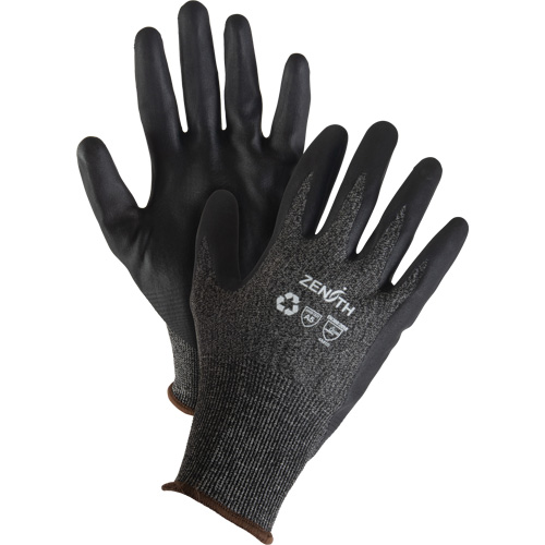 Gants &eacute;cologiques, l&eacute;gers, et r&eacute;sistants &agrave; la coupe, &agrave; haute dext&eacute;rit&eacute;, Taille 7, Calibre 21, Rev&ecirc;tement Mousse de nitrile, Enveloppe en Acier inoxydable/PEHP/rPET, ASTM ANSI niveau A5 FMT Sales Ltd