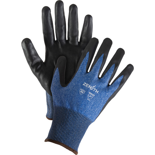 Gants l&eacute;gers et haute dext&eacute;rit&eacute; r&eacute;sistants &agrave; la coupe, Taille 8, Calibre 18, Rev&ecirc;tement Mousse de nitrile, Enveloppe en Acier inoxydable/PEHP/Tungst&egrave;ne, ASTM ANSI niveau A9 FMT Sales Ltd