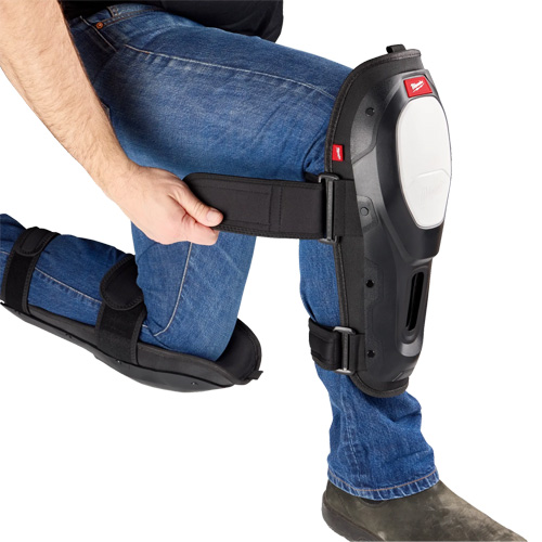 Dynamic Flooring Knee Pad, Hook and Loop Style, Plastic Caps, Foam Pads FMT Sales Ltd