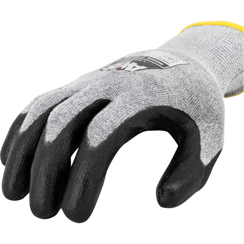 RWG566 AXIS Cut Protection Touchscreen Work Glove, Size Medium, 18 Gauge, Polyurethane Coated, Stainless Steel/HPPE Shell, ASTM ANSI Level A5/EN 388 Level E FMT Sales Ltd