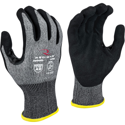 Gants enduits r&eacute;sistants &agrave; la coupe RWG589, Taille 2T-Grand, Calibre 18, Rev&ecirc;tement Mousse de nitrile, Enveloppe en PEHP, ASTM ANSI niveau A9/EN 388 niveau F FMT Sales Ltd