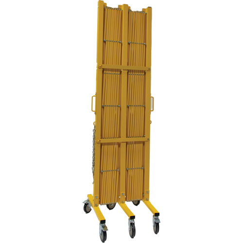Expandable Barrier, 84" H x 20' L, Yellow FMT Sales Ltd