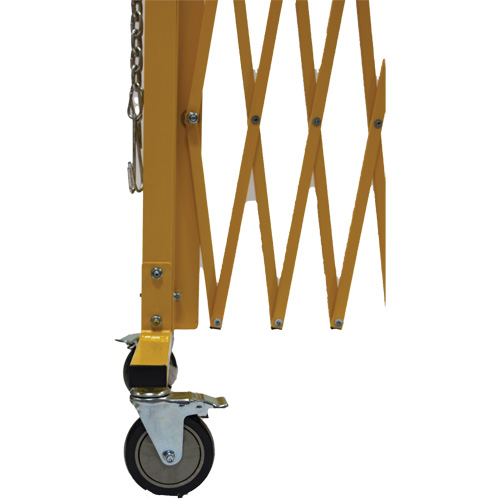 Expandable Barrier, 84" H x 20' L, Yellow FMT Sales Ltd
