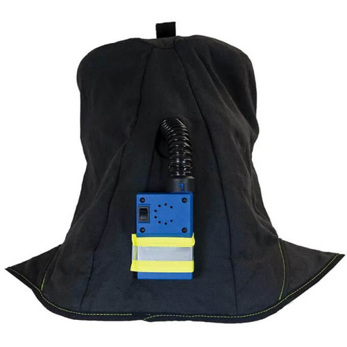 Cagoule de protection contre l'arc &eacute;lectrique TCG, Noir, 40 cal/cm², ANSI Z87.1/ASTM F1506/ASTM F1959/ASTM F2178/R&eacute;pond ou surpasse la norme CSA Z462/NFPA 70E, 4 Arc &eacute;lectrique EPI cat&eacute;gorie niveau FMT Sales Ltd