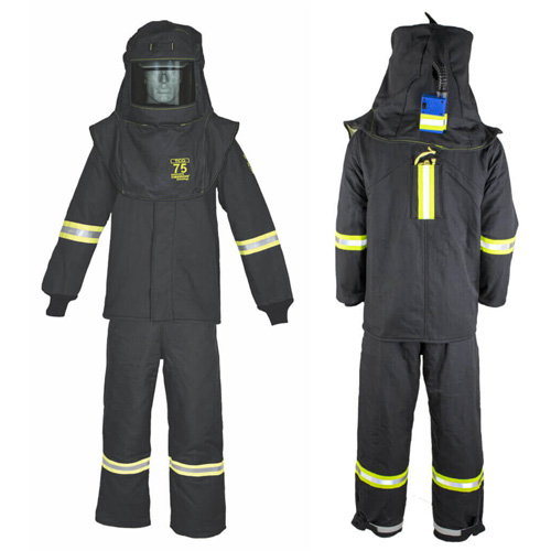 Ensemble de manteau contre l'arc &eacute;lectrique TCG t-grand avec courroie de sortie, 75 cal/cm² FMT Sales Ltd