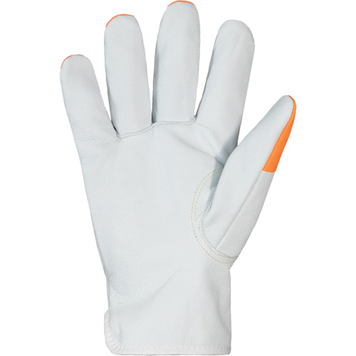 Gants haute visibilit&eacute; r&eacute;sistants &agrave; la coupe Endura Pro, Taille Petit, Enveloppe en Cuir de vache, ASTM ANSI niveau A6 FMT Sales Ltd