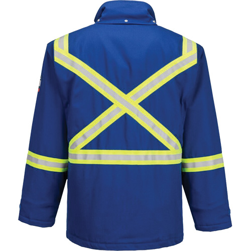 Bizflame&reg; 88/12 Insulated Winter Parka, Blue, Small FMT Sales Ltd