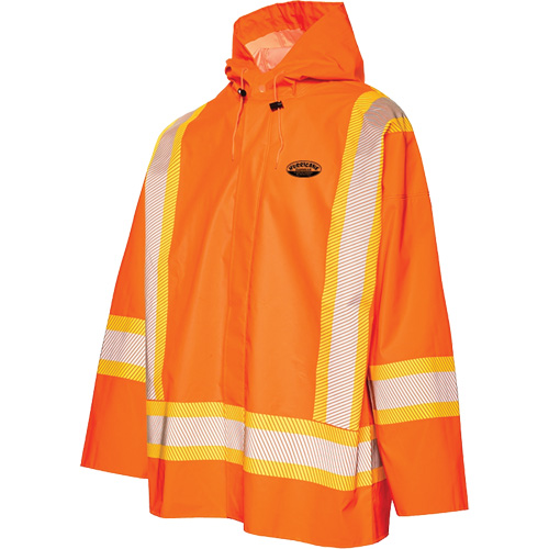 R804 Hurricane Rain Jacket, Small, High Visibility Orange FMT Sales Ltd