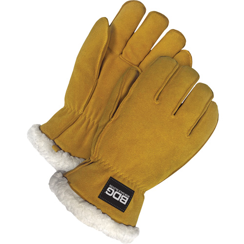 Gants de conducteur, T-Grand, Paume en Cuir de daim refendu, Tissu-laine FMT Sales Ltd