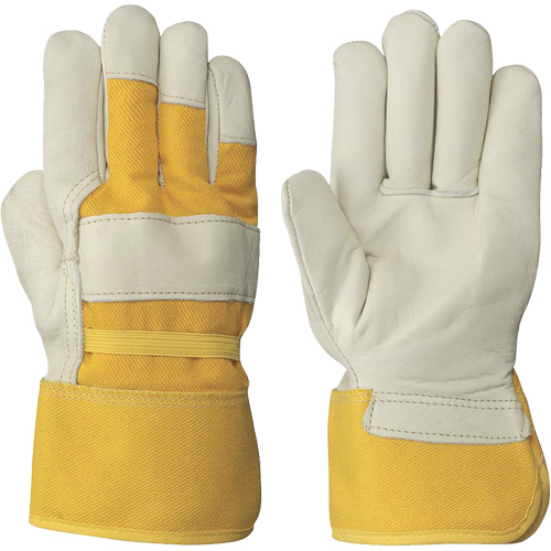 Women's Insulated Cow Grain Gloves, One Size, Grain Cowhide Palm, Fleece Inner Lining FMT Sales Ltd