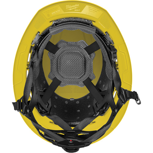 Casque de s&eacute;curit&eacute; &agrave; bordure complet BOLT, R&eacute;pond aux normes CSA type 2, Suspension Rochet, Non ventil&eacute; FMT Sales Ltd