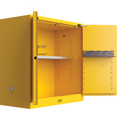 Armoire de s&eacute;curit&eacute; pour produits inflammables Utili-Guard+, 30 gal., 1 Porte(s), 43" La x 44" h x 22" p FMT Sales Ltd