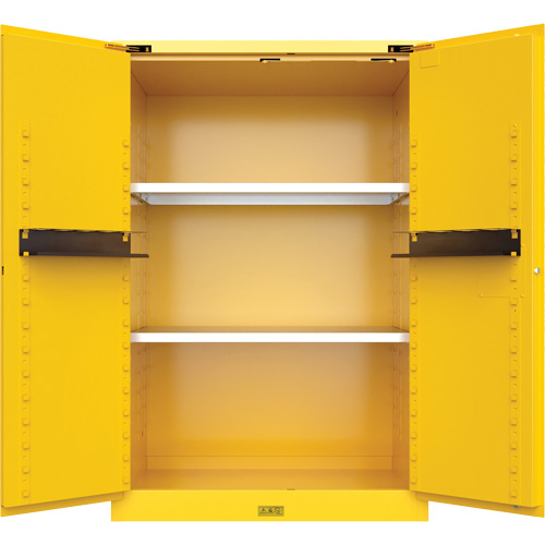 Utili-Guard+ Flammable Safety Cabinet, 90 Gal., 2 Door, 43" W x 65" H x 37" D FMT Sales Ltd