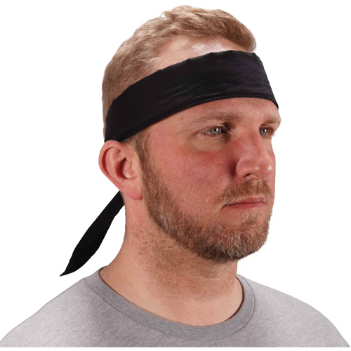 Bandeau de refroidissement Chill-Its 6702 avec polym&egrave;res int&eacute;gr&eacute;s et fermeture &agrave; nouer, Noir FMT Sales Ltd