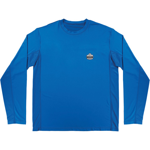Chemise de refroidissement &agrave; manches longues avec protection solaire et UV Chill-Its 6689, Bleu, Petit FMT Sales Ltd