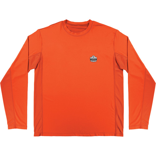 Chill-Its 6689 Cooling Long Sleeve Sun Shirt with UV Protection, Orange, Small FMT Sales Ltd