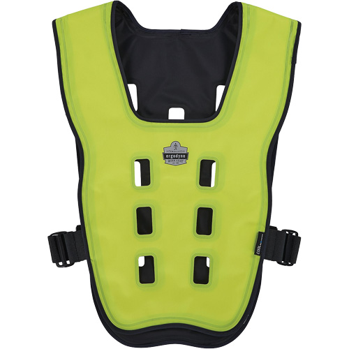 Chill-Its 6685 Dry Evaporative Cooling Vest with Zipper Closure, Large/X-Large, High Visibility Lime-Yellow FMT Sales Ltd
