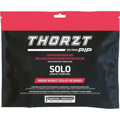 THORZT Sugar-Free Solo Shot Hydration Drink Mix, Single Serve, Berry Burst FMT Sales Ltd