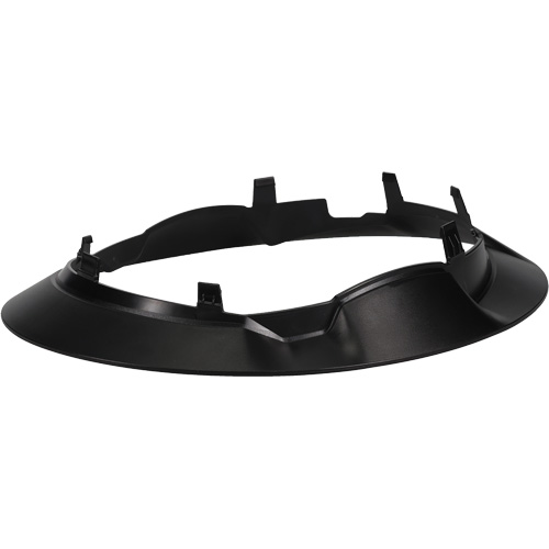 Bordure large compl&egrave;te &agrave; agrafe pour casque d'alpiniste RZRBack, blanc FMT Sales Ltd