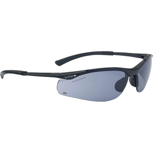 Contour BSSI Safety Glasses, Brown/Smoke Lens, Anti-Fog/Anti-Scratch, ANSI Z87+ FMT Sales Ltd