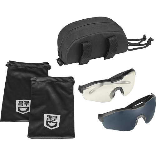MY6 Safety Glasse Eyeshield Kit, Clear/Smoke Lens, Anti-Fog/Anti-Scratch, ANSI Z87+ FMT Sales Ltd
