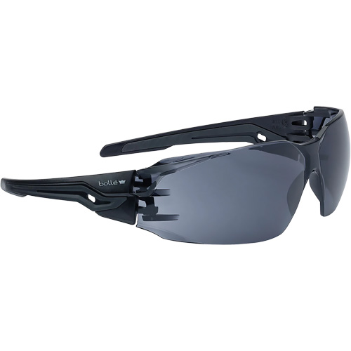 Silex+ BSSI Safety Glasses, Grey/Smoke Lens, Anti-Fog/Anti-Scratch, ANSI Z87+ FMT Sales Ltd
