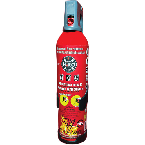 Hero 911 PFAS-Free Fire Extinguisher, ACK, 750 ml Capacity FMT Sales Ltd