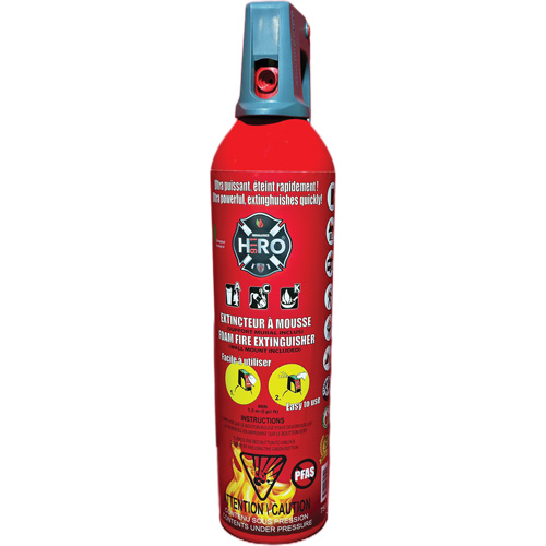 Hero 911 PFAS-Free Fire Extinguisher, ACK, 750 ml Capacity FMT Sales Ltd