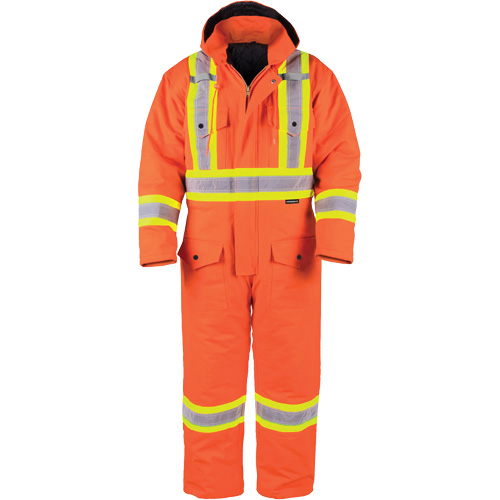 High-Visibility Lined Canvas Overalls, 2X-Large, High Visibility Orange FMT Sales Ltd