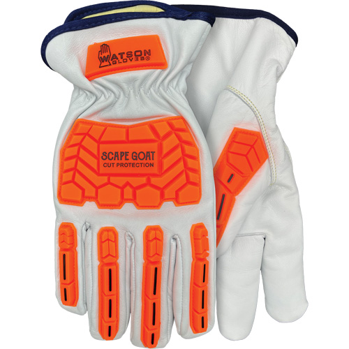 Gants r&eacute;sistants &agrave; la coupe Scape Goat, Moyen, Paume en Ch&egrave;vre, Poignet &eacute;lastique/Conducteur FMT Sales Ltd