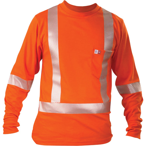 Long-Sleeved T-Shirt, 2X-Large, Orange FMT Sales Ltd