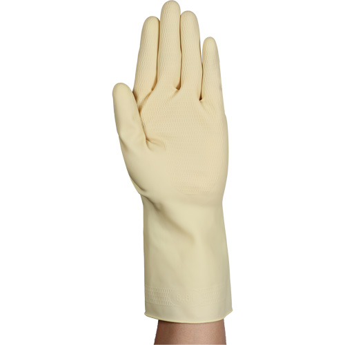 Gants naturels et l&eacute;gers AlphaTec 87-137, Taille 7, 11,8" lo, Latex de caoutchouc, 16 mils FMT Sales Ltd