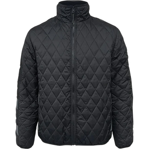 Manteau pour cong&eacute;lateur Thermolite 405BK, Hommes, 3T-Grand, Noir FMT Sales Ltd