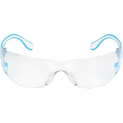 Lunettes de s&eacute;curit&eacute; bleu/blanc Adapt Lite, Lentille Transparent, Antibu&eacute;e/Anti-&eacute;gratignures, ANSI Z87+/R&eacute;pond ou surpasse la norme CSA Z94.3 FMT Sales Ltd