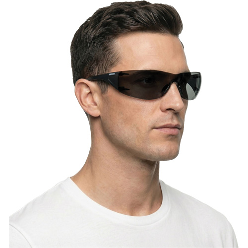 Lunettes de s&eacute;curit&eacute; Adapt Lite, Lentille Fum&eacute;e, Antibu&eacute;e/Anti-&eacute;gratignures, ANSI Z87+/R&eacute;pond ou surpasse la norme CSA Z94.3 FMT Sales Ltd