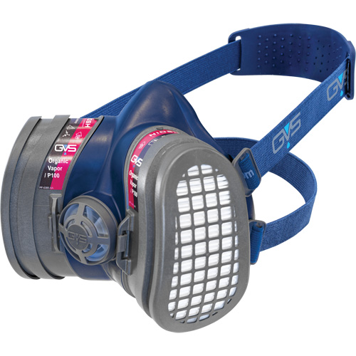 Respirateur Elipse &agrave; profil bas OV/P100 NIOSH avec filtres de rechange, &eacute;lastom&egrave;re/Thermoplastique, Moyen/grand FMT Sales Ltd