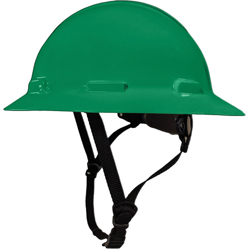 Casque de s&eacute;curit&eacute; &agrave; bordure compl&egrave;te LIDGUARD avec mentonni&egrave;re, R&eacute;pond aux normes CSA type 2, Suspension Rochet, Ventil&eacute; FMT Sales Ltd