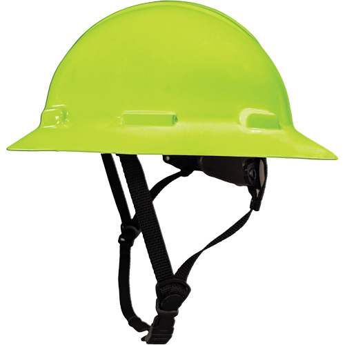 Casque de s&eacute;curit&eacute; &agrave; bordure compl&egrave;te LIDGUARD avec mentonni&egrave;re, R&eacute;pond aux normes CSA type 1, Suspension Rochet, Ventil&eacute; FMT Sales Ltd