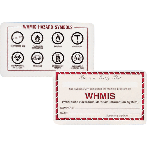Cartes de portefeuille SIMDUT FMT Sales Ltd